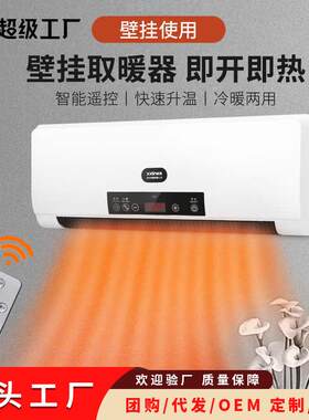 取暖器壁挂式暖风机家用卧室大功率定时电暖气速热浴室防水免打孔