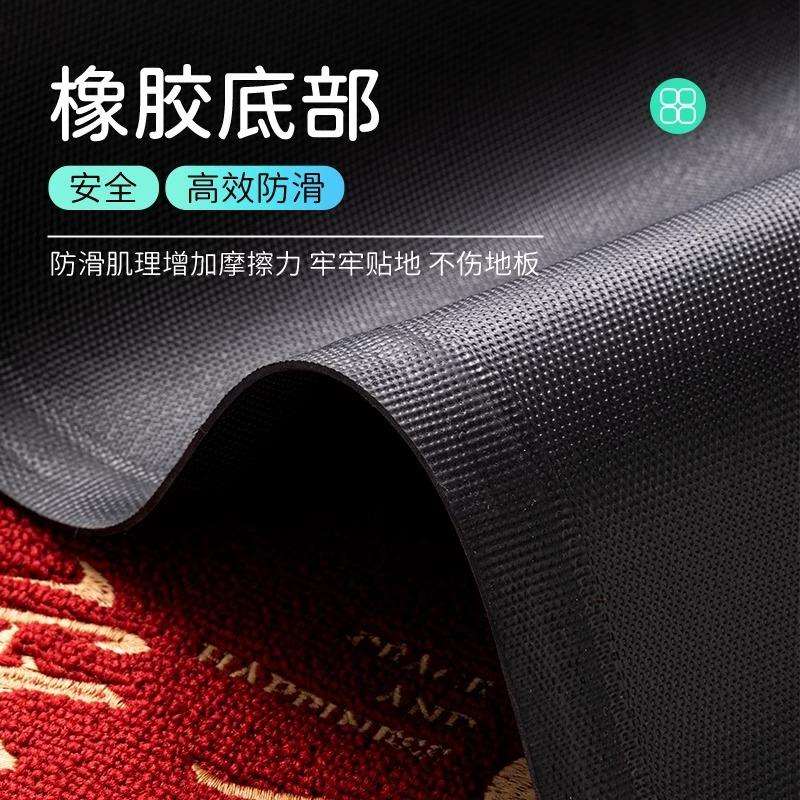 门口地垫入户门喜庆客厅家用地毯门垫进门高端室外免洗蹭土脚垫子