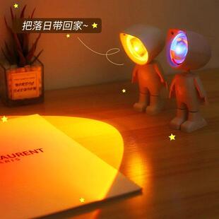 Projector Deco Sunset Rainbow Led Desk Light Lamp Night