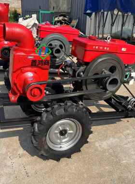 铸铁4寸6寸8寸FJU抽水水冷柴泵油机带动水农自田浇灌排灌吸泵