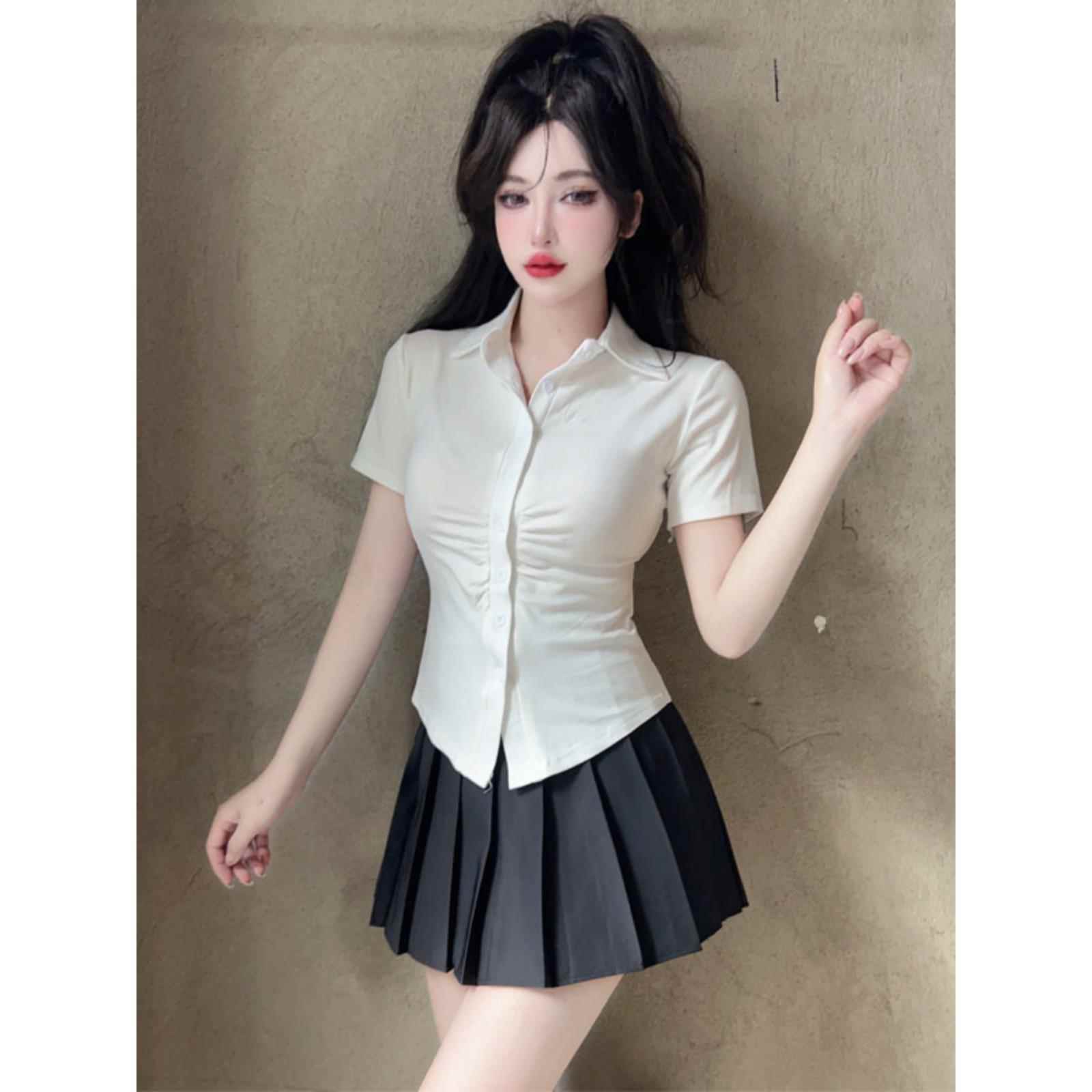 足浴店足疗技师工作服女按摩性感沐足工衣公主采耳师气质套装