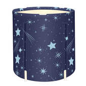 网红款 儿童成人六层夹棉浴桶家用加厚免充气沐浴桶 折叠泡澡桶