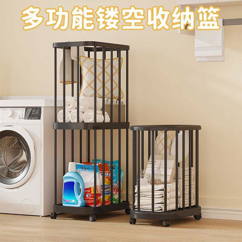 家用健身器材移动小推车篮球羽毛球收纳置物架瑜伽垫收纳架收纳筐