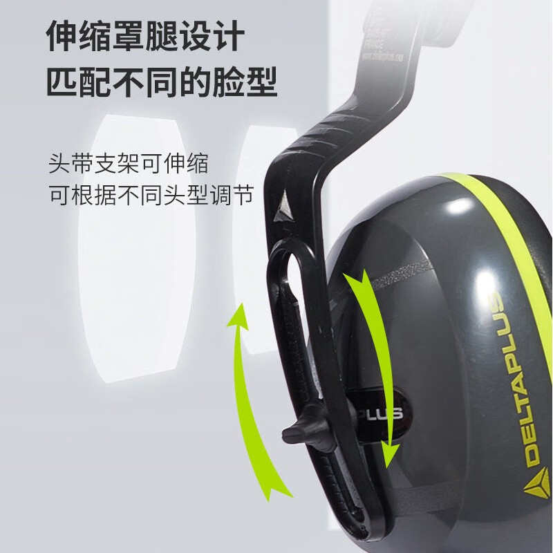 代尔塔耳罩 103006 F1雪邦舒适型耳罩工作学习睡觉隔音耳罩  防噪