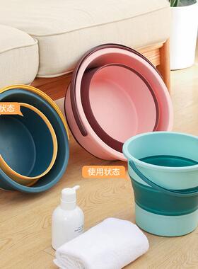 Foldable Bucket for Portable Travel, Car Use, Fishing, Stude