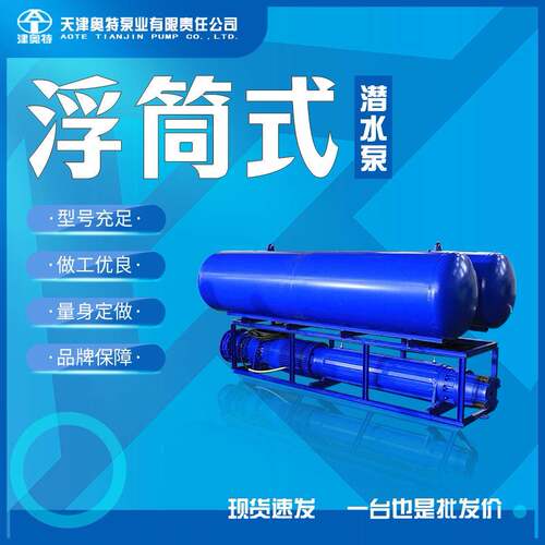 浮筒式变频水泵500方漂浮式潜水泵大排量浮体式潜水电泵厂家