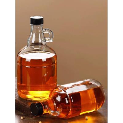 玻璃麻油瓶密封瓶食品级家用厨房芝麻油茶油香油豆油空瓶专用容器