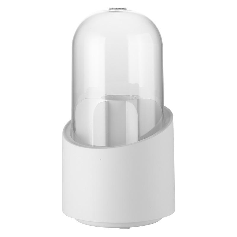 化妆刷梳妆台旋转收纳防尘首饰盒