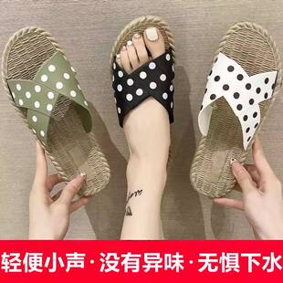 沙滩鞋女款海边可下水湿水凉拖鞋女夏外穿防滑防臭下雨天外出凉鞋