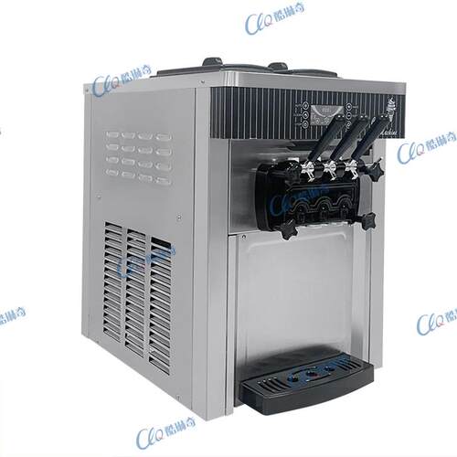 p冰淇淋机商用CY-828T大产量软冰淇淋机台式冰激凌机直销