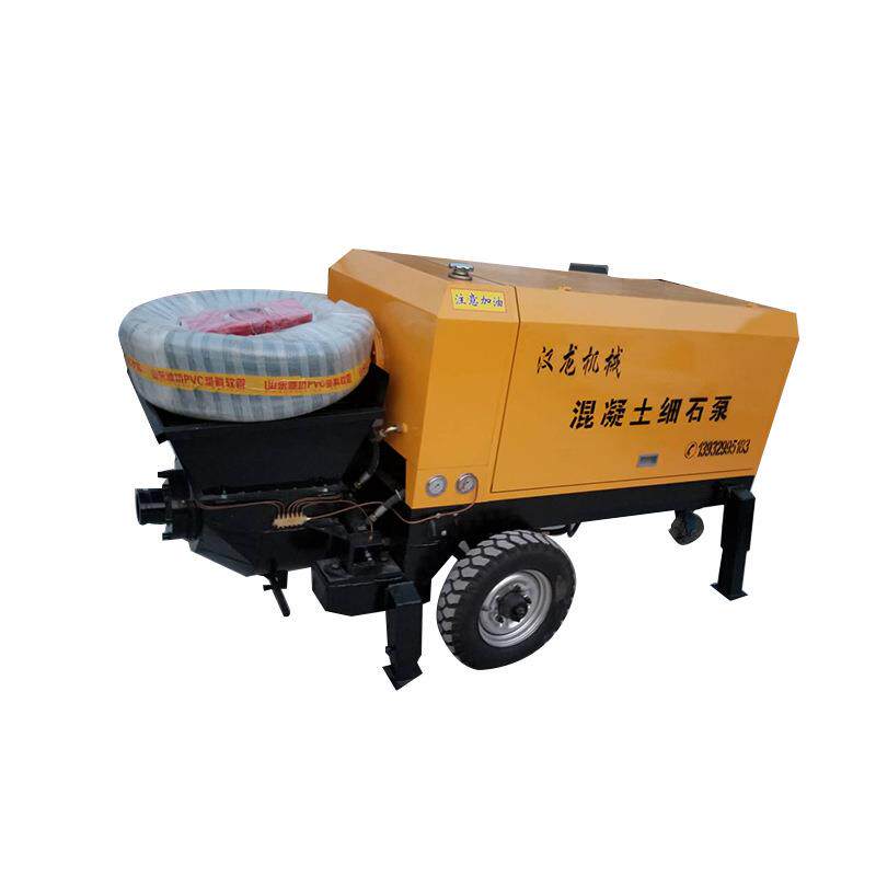 混凝土细石泵上料机小型混凝土输送泵二次构造柱筑泵微型细石泵