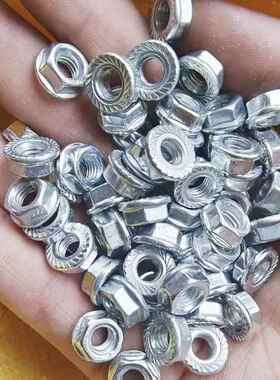 镀&彩M6M锌镀8M39910M12M14M1六6角防滑花齿带垫螺帽厂家