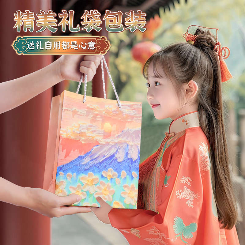 敦煌系列串珠手工diy材料六一儿童节礼物手链串珠玩具女孩穿珠子1