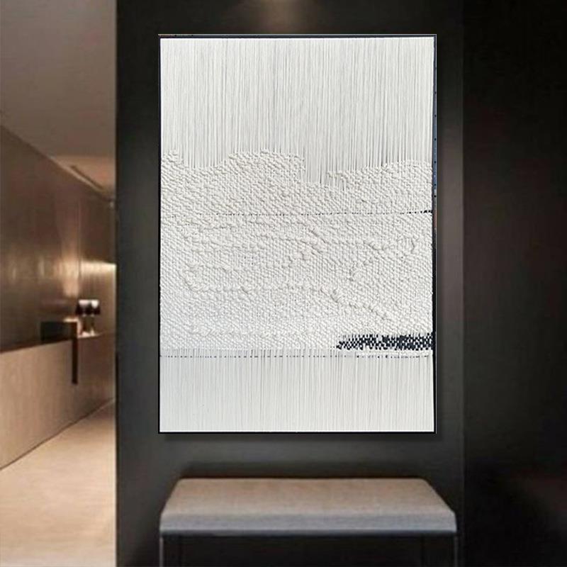 纯色立体厚油抽象挂画工厂手绘油画大幅客厅落地玄关走廊装饰画