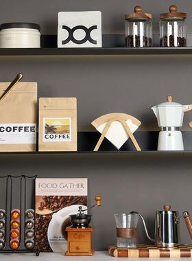 样板间厨房整体橱柜系列层架组合摆件样品屋展示中心饰品咖啡豆储