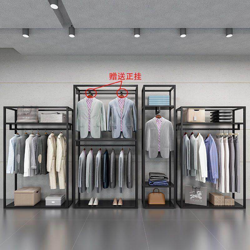 婚纱服装店展示架新款铁艺高级挂衣架男女装衣服货架衣架落地立式