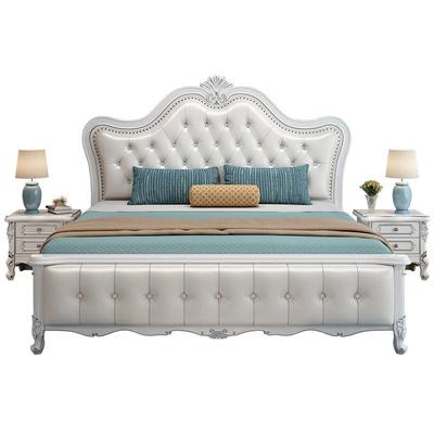 全套卧室家具套装组合全屋欧式主卧婚房结婚实木床和衣柜组合套装