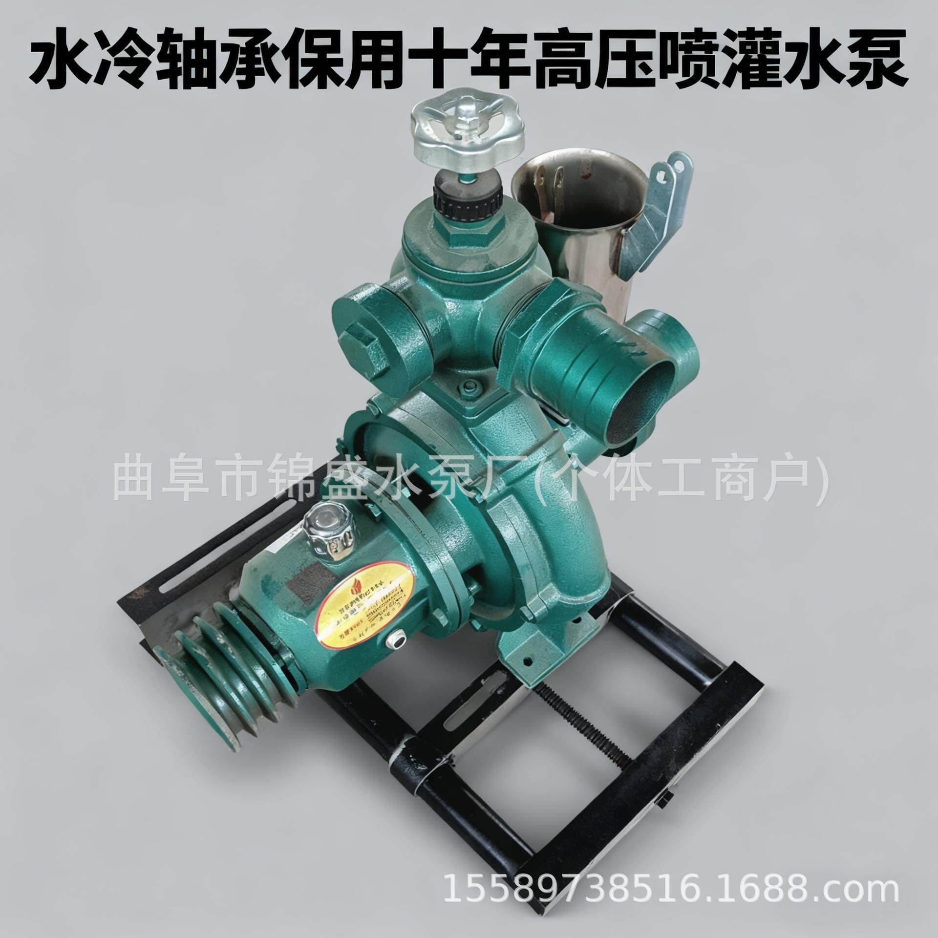 双出水口4寸增压喷灌泵 水冷轴承高扬程抽水泵 加大叶轮高压泵
