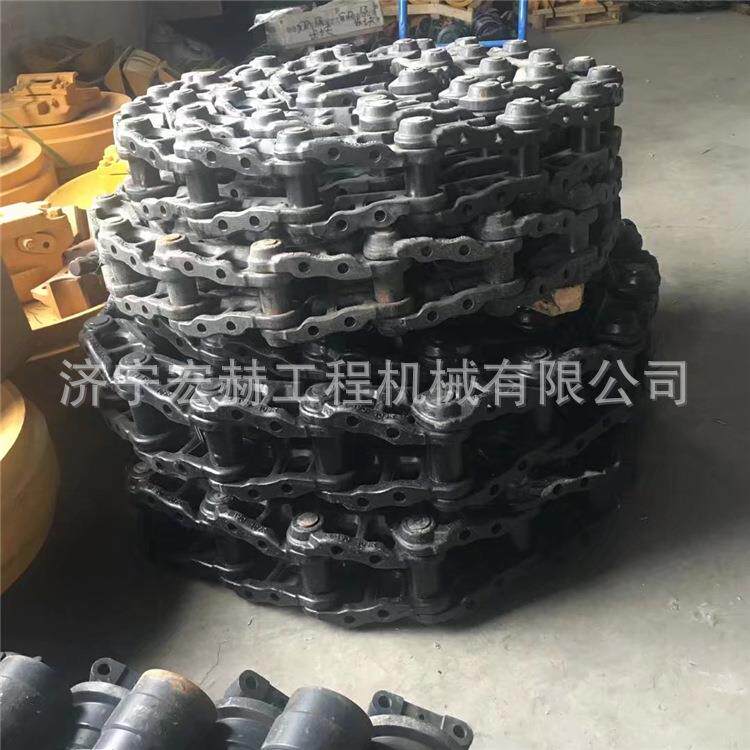 钩机链条DX500-9DX350LC挖掘机履带板总成涨紧弹簧引导轮支架