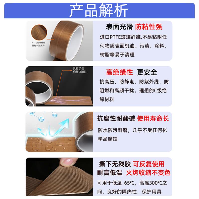 封口机配件耐高温胶带包装机封口机发热隔热真空机密封条加热压条图片