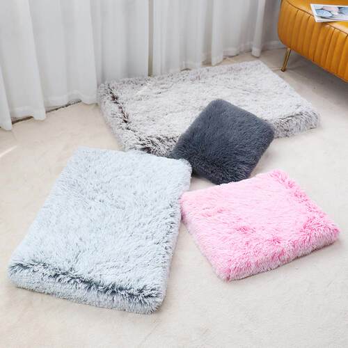 垫毛绒方长形狗宠窝猫子宠物窝深度睡CF2002眠狗沙发床物用品厂家