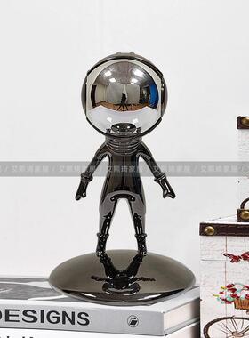 潮玩月光兔板间客厅5921电视楼柜太空人奢摆件现代售处轻软装饰样