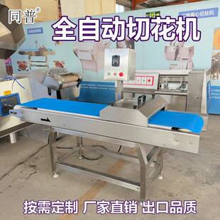 鱿鱼墨鱼切花机 猪腰羊腰子切段一体机 一次性切花切段机厂家