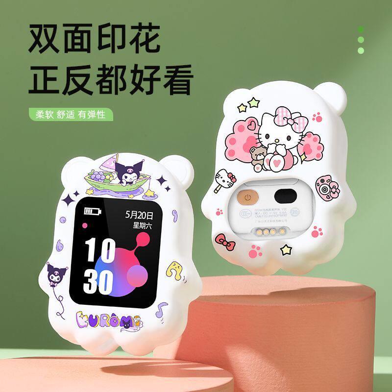 适用华为ELF-G00儿童电话手表3表带3pro挂脖套3S保护壳吊袋宽绳子
