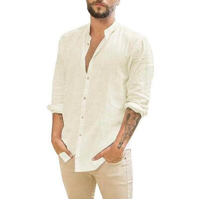 summer shirt men white mens aloha shirt shirts cotton linen