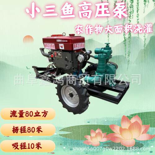 3寸单叶轮高压泵农作物大面积浇灌园林浇灌增压送水