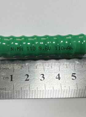 可按照要求定做9.6V110mAh电池NI-MH镍氢钮扣充电电池9.6V110毫安091135