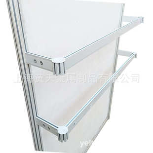 一体式结实美观衣标摊挂衣架展销会标准展位服装展示架挂衣架轻便