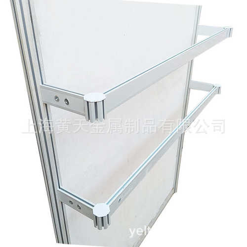 一体式结实美观衣标摊挂衣架展销会标准展位服装展示架挂衣架轻便