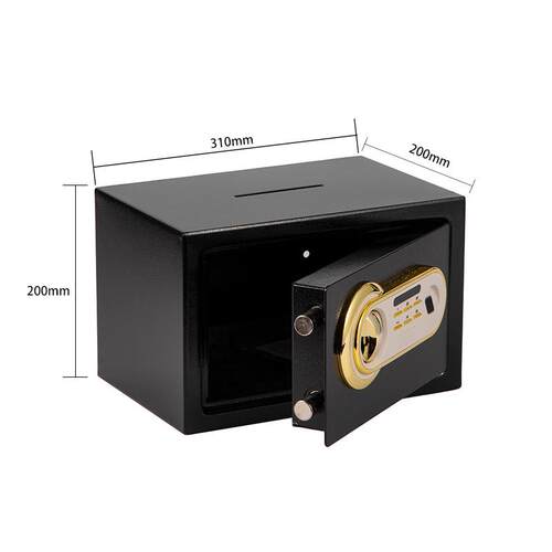 万家保 保险柜-20FC-DT型号 迷你指纹密码锁防盗办公家用式保险箱