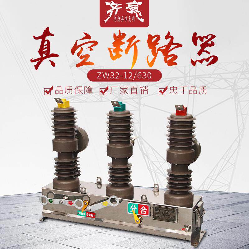 10KV户外高压真空断路器ZW32-12/630柱上分界开关手动不带隔离