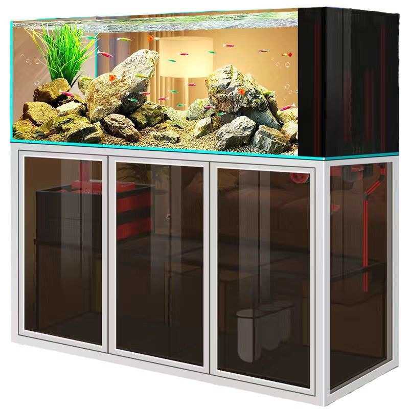 工业风溪流缸客厅大型鱼缸底滤超白玻璃免换水草缸生态造景水族箱,宠物/宠物食品及用品,桌面缸,淘宝优惠券,粉丝福利购,淘宝优惠卷