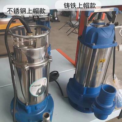 WQ排污泵不锈钢体家水用农用养殖场水便携式排污GSI泵废水抽泵自