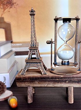 创意复古铁塔沙漏沙漏装饰摆件