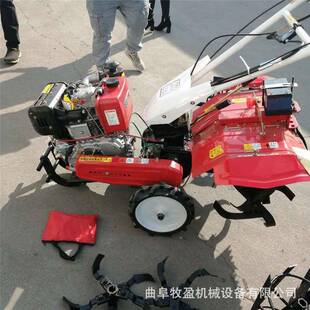 8马力风冷手扶式 旋耕机柴油四驱微耕机大棚开沟耕整培土机