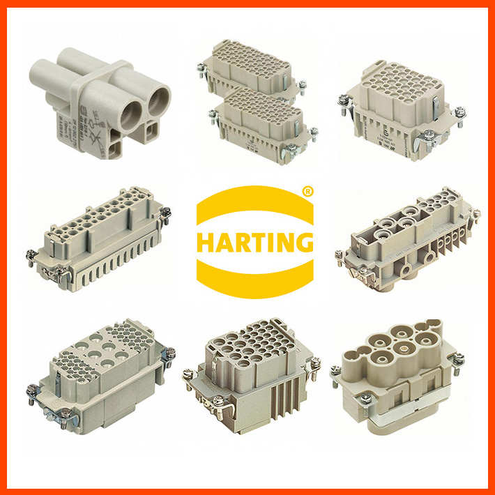 HARTING重载连接器6针10芯16路24P 哈丁浩亭矩形航空插头唯恩WAIN