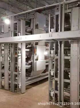 自动化蛋鸡饲养设备养鸡场龙门式喂料机养鸡厂喂饲料设备