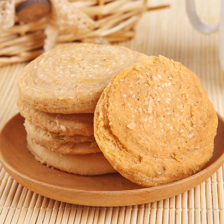梓潼酥饼 传统手工无夹心咸味糕点点心 四川绵阳特产 80g散装袋装