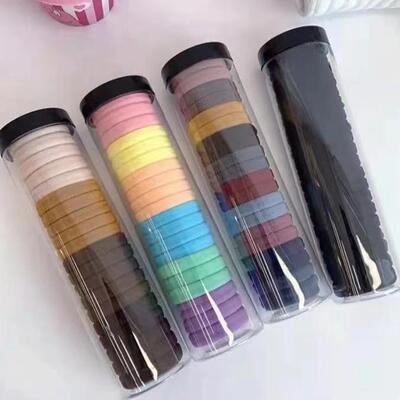 Seamless, high-elasticity hair ties for women, ideal for pon