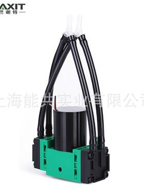无IFM刷2v微型真空泵高负隔膜泵小型迷G你电动24v抽气泵无油压21B
