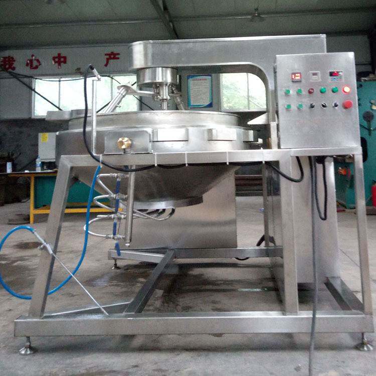 燃气多头搅拌炒锅 全自动燃气行星搅拌炒锅 自动出料炒菜机