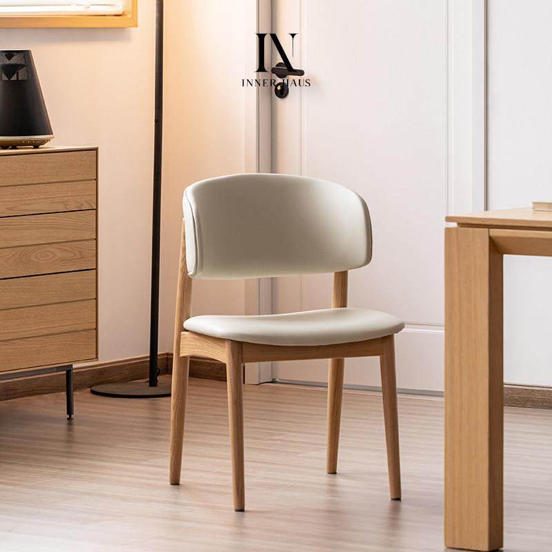 意式极简实木餐椅轻奢餐桌椅设计师款科技皮软包家用靠背椅子茶椅,住宅家具,餐椅,淘宝优惠券,粉丝福利购,淘宝优惠卷