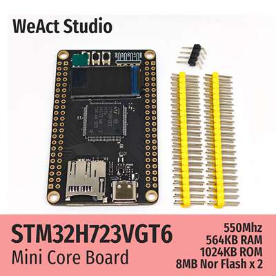 WeAct STM32H723VGT6核心板 嵌入式开发核心板 沉金颜色评估开发