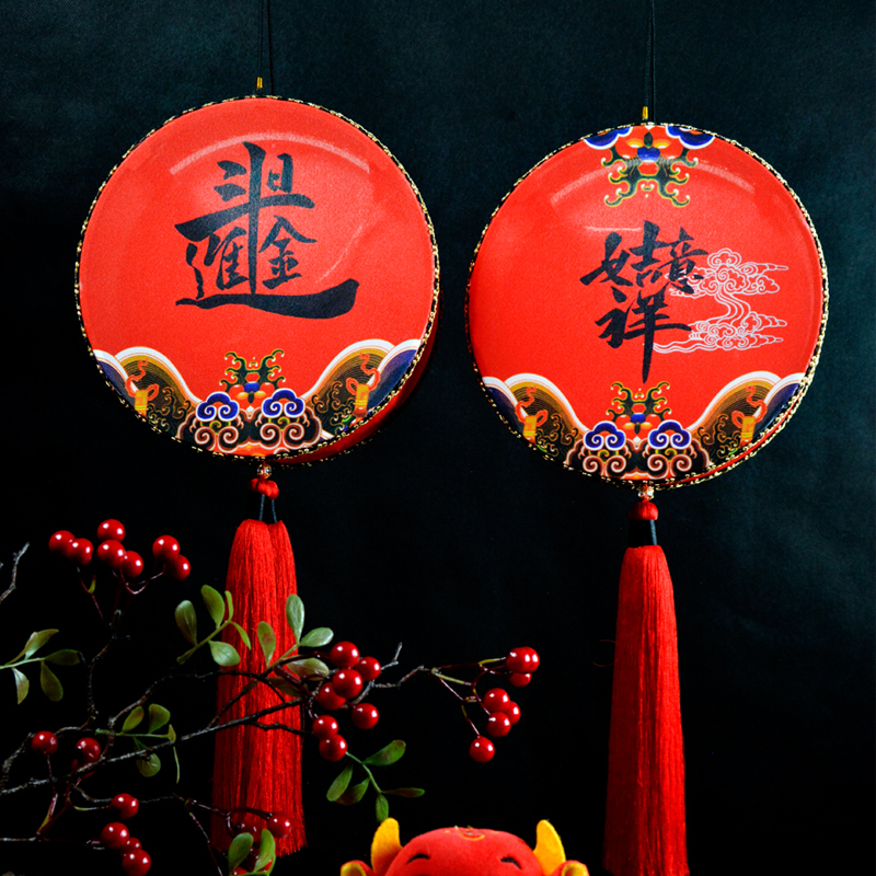 创意灯笼发光福字灯新年春节中秋古风中国风宫灯阳台装饰挂饰定制