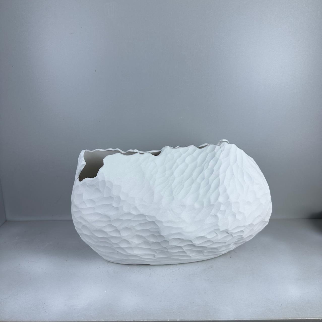现代简约创意陶瓷花瓶花盆摆件样板间售楼处客厅桌面插花器装饰品