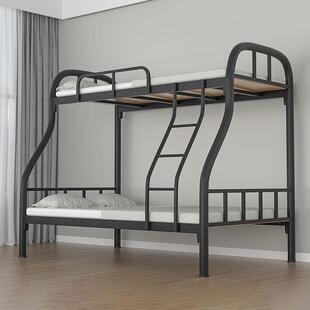 上铺铁床员下工宿舍上架下床HYU双铁艺床铁架子床二层双人层子母